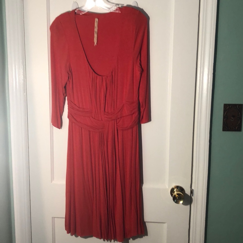 Anthropologie Bailey 44 Dress in Orange (Size L)